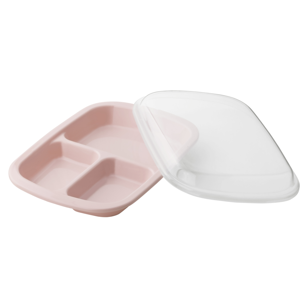 Rakura Box &NE ランチプレート フタ付き 26cm Rakura プラスチック 日本製 ( 食洗機対応 レンジ対応 フタ付きランチプレート 角型 薄型 ...