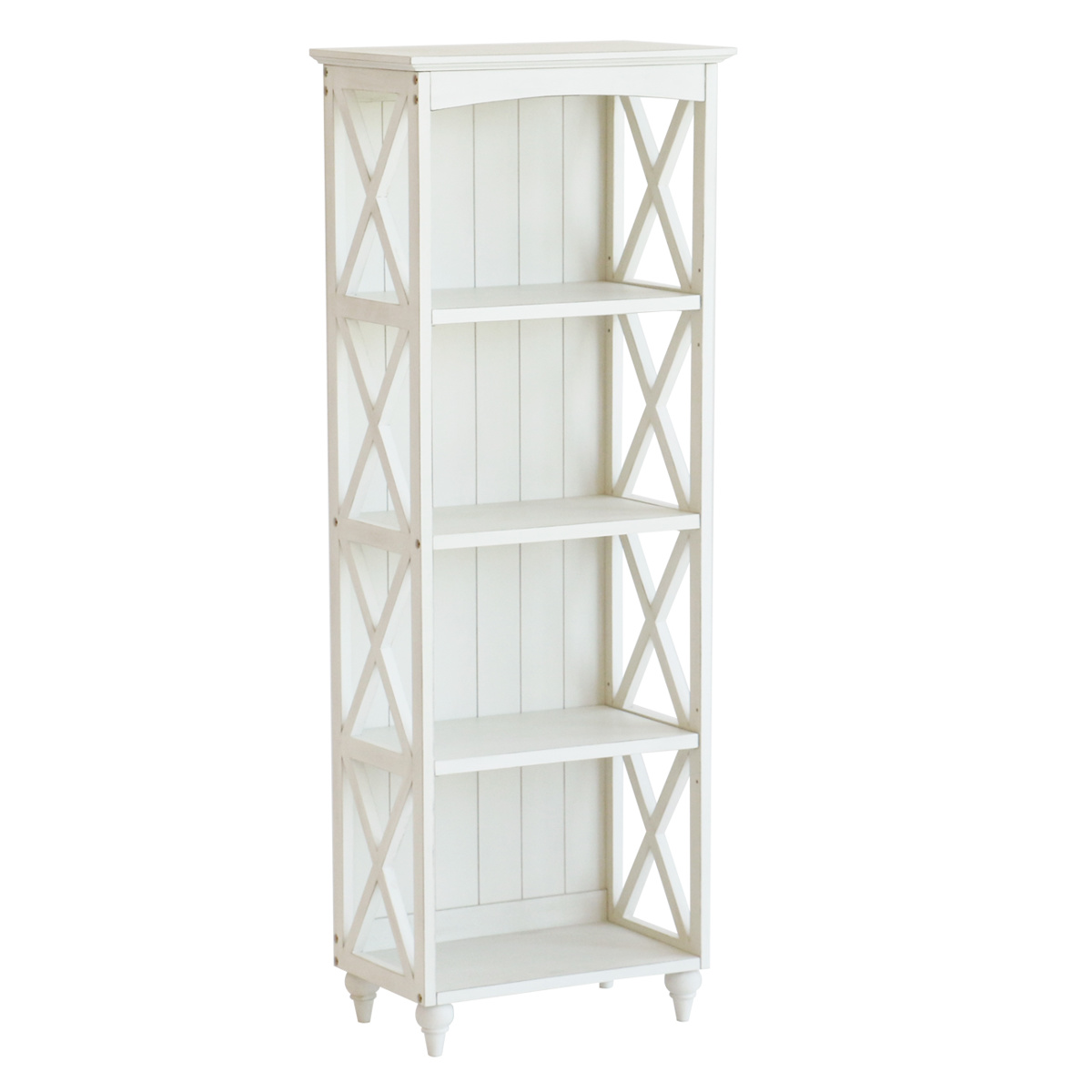 ICHIBA（市場） ラック 4段シェルフ 天然木 フレンチカントリー調 ine