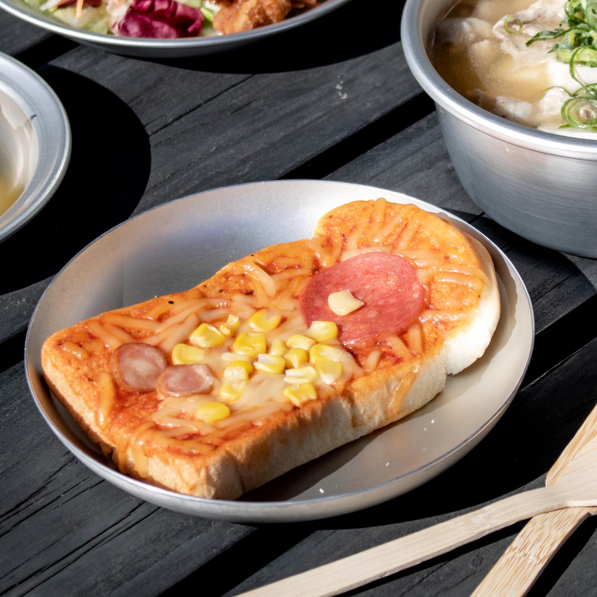 アルミ皿 Sサイズ 直径15.9cm （ プレート アルミ製 皿 食器 アルミ 約