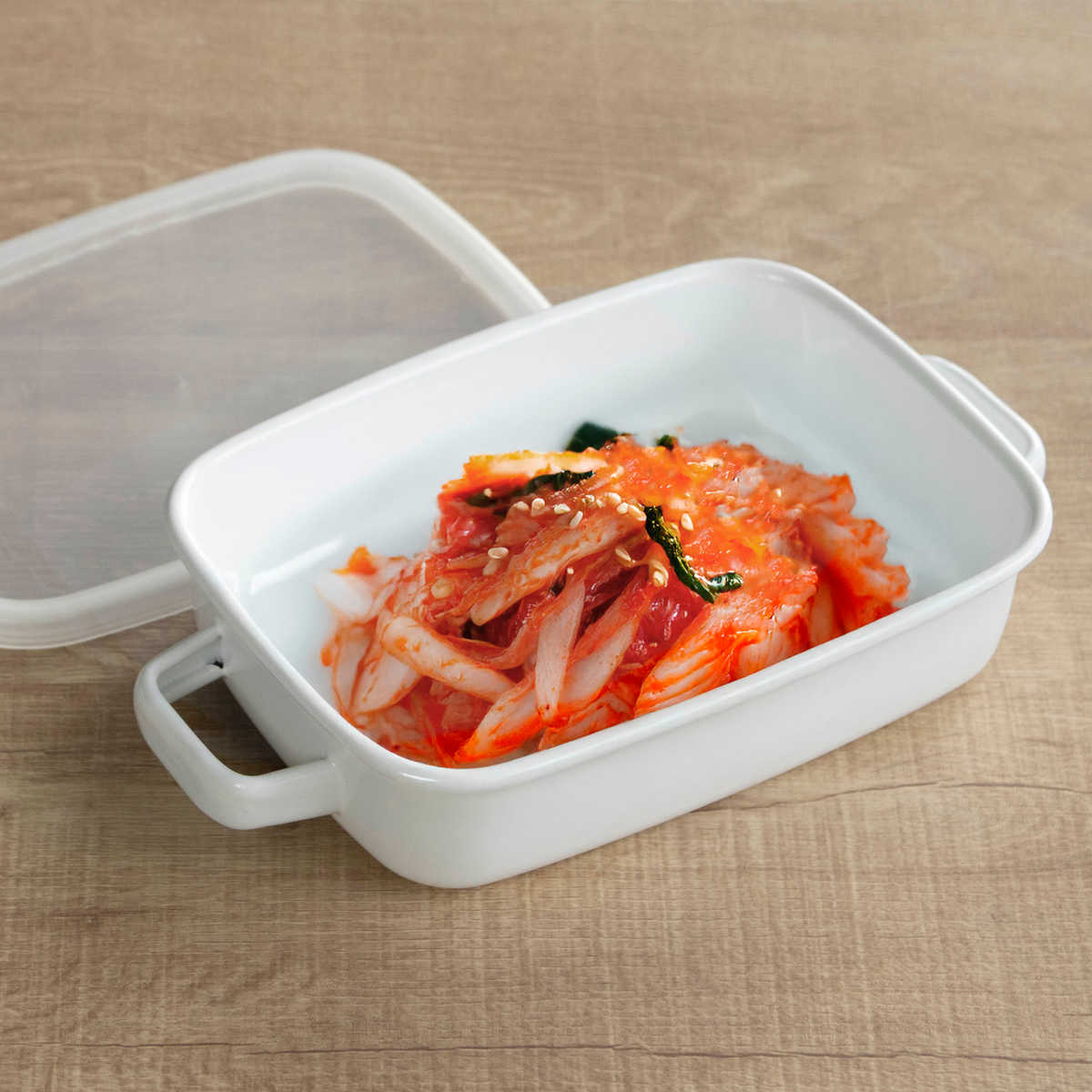 パール金属 グラタン皿 18cm 浅型 ホーロー ブランキッチン