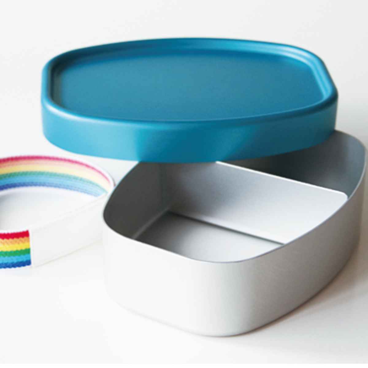 弁当箱 1段 320ml アルミ スマイルランチボックス （ お弁当箱 ランチ