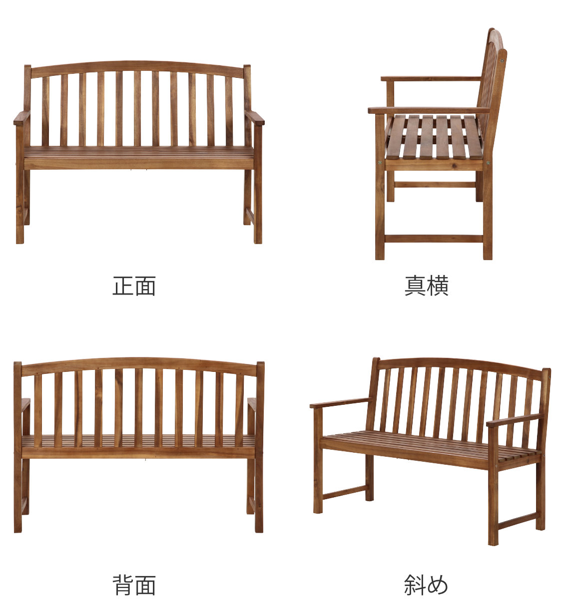 【美品】木製　ガーデン　インテリア　チェア　ベンチ（ナチュラルテイスト） KOEKI 弘益 HangOut Jardin Bench 90 組立品 ベンチ 木製 インテリア