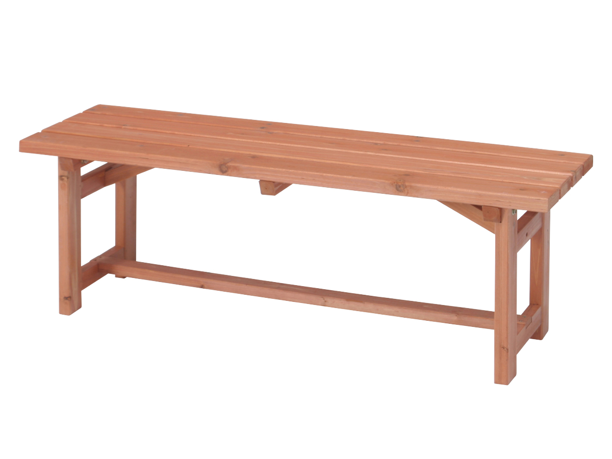 ガーデンベンチ 木製ベンチ 幅120cm （ ベンチ 木製 屋外 ウッドチェア