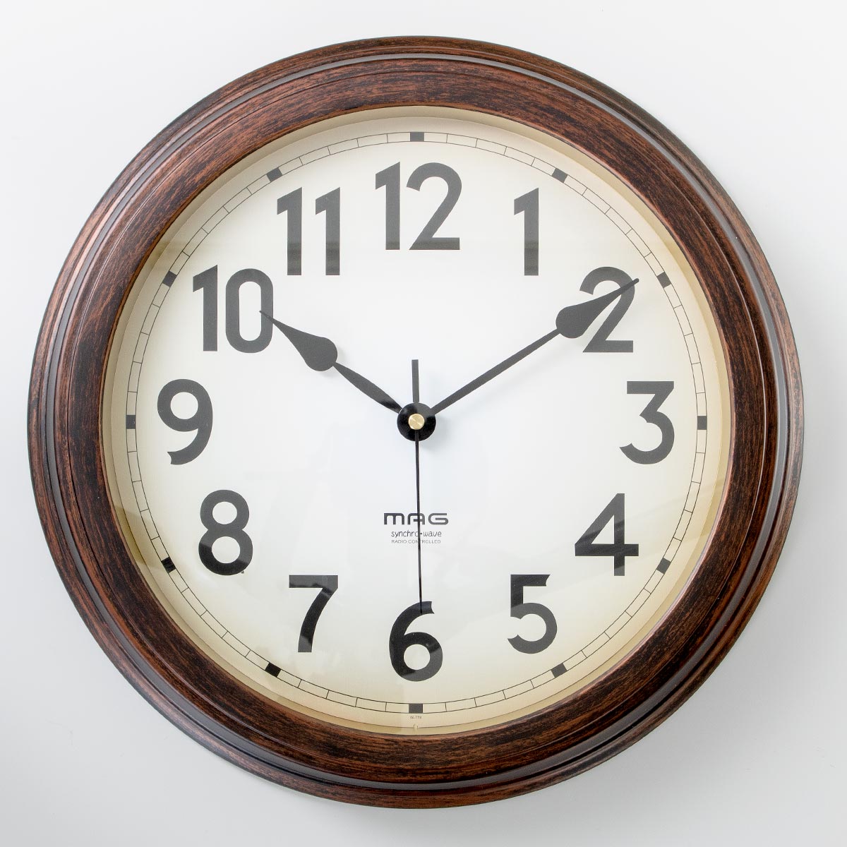 ノア精密 掛け時計 MAG 電波 大正館 アナログ （ 電波時計 壁掛け時計