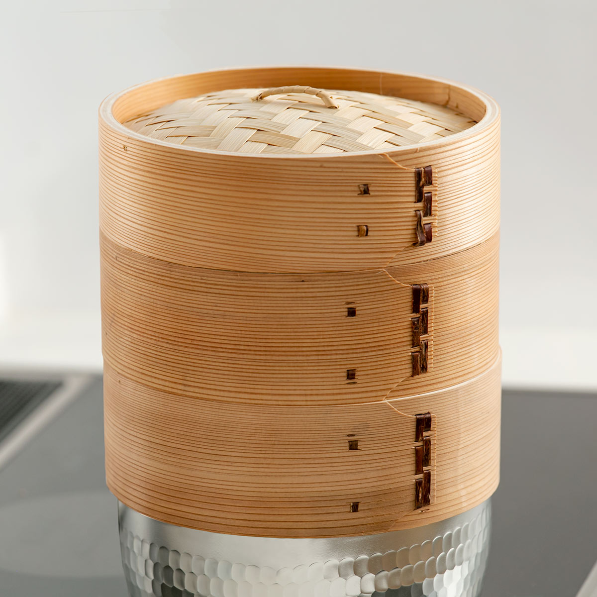 中華セイロ 2段 直径19cm （ 蒸し器 杉 木製 蒸籠 セイロ 蒸篭 蒸し