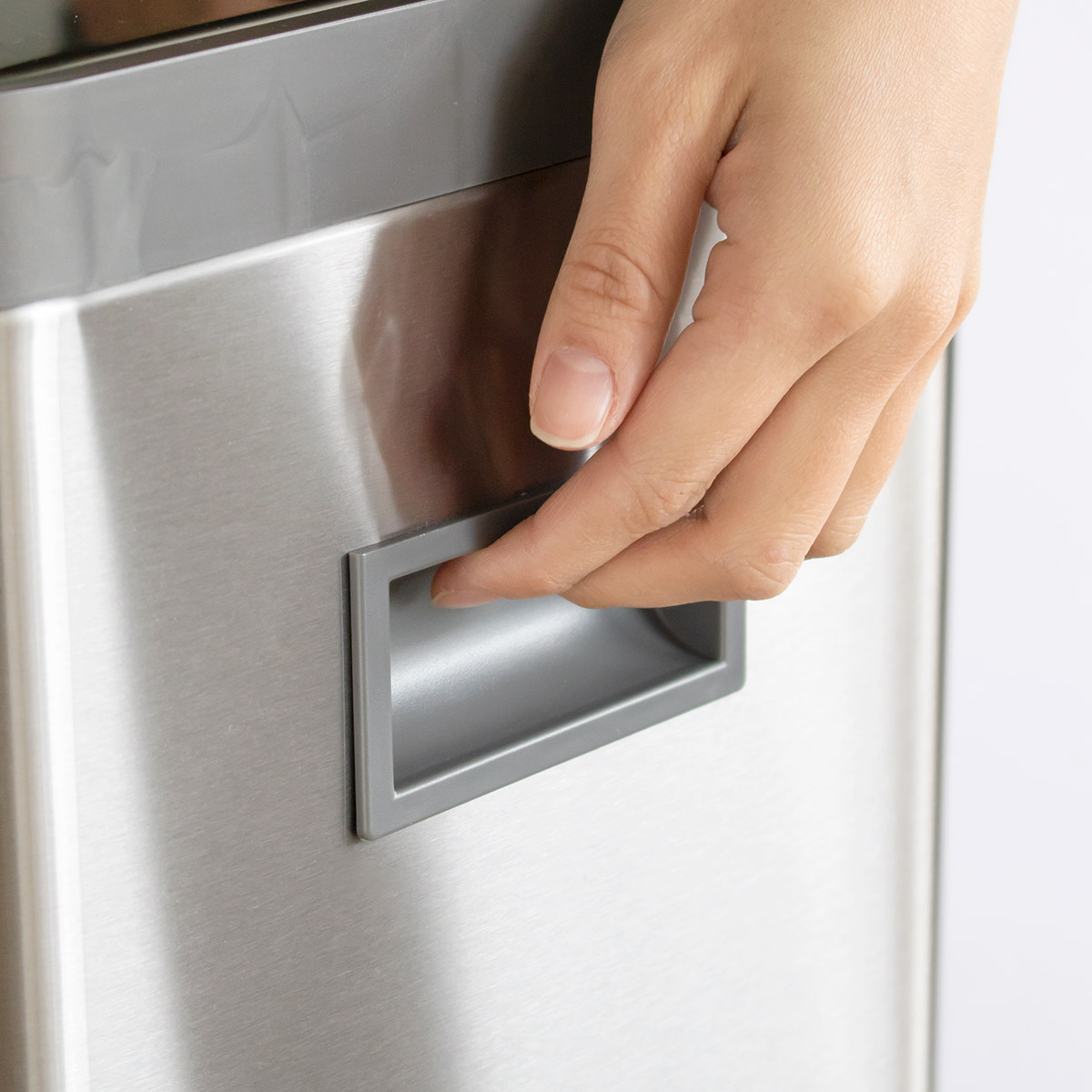 ゴミ箱 12L×3 分別 JAVA BASE トリプルコンパートメント （ ジャバ ベース ごみ箱 36L 36リットル 3分別 奥行29 ペダル ステンレス ふた付き キッチン 角型 ）