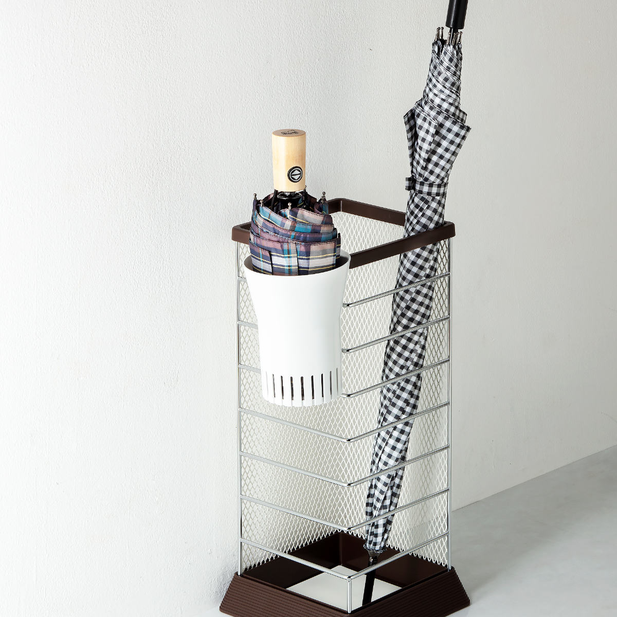 傘ホルダー 1本用 折りたたみ傘 フック式 ワ...の詳細画像5