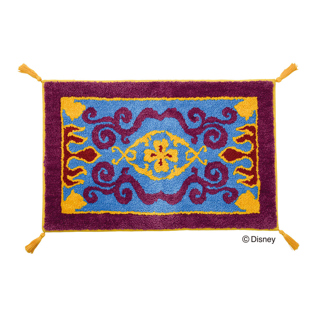 アラジン　魔法の絨毯　マット　ジャスミン　ディズニーランド　ラグマット ディズニー アラジン 魔法の絨毯 マット 9/30発売］本物の魔法の