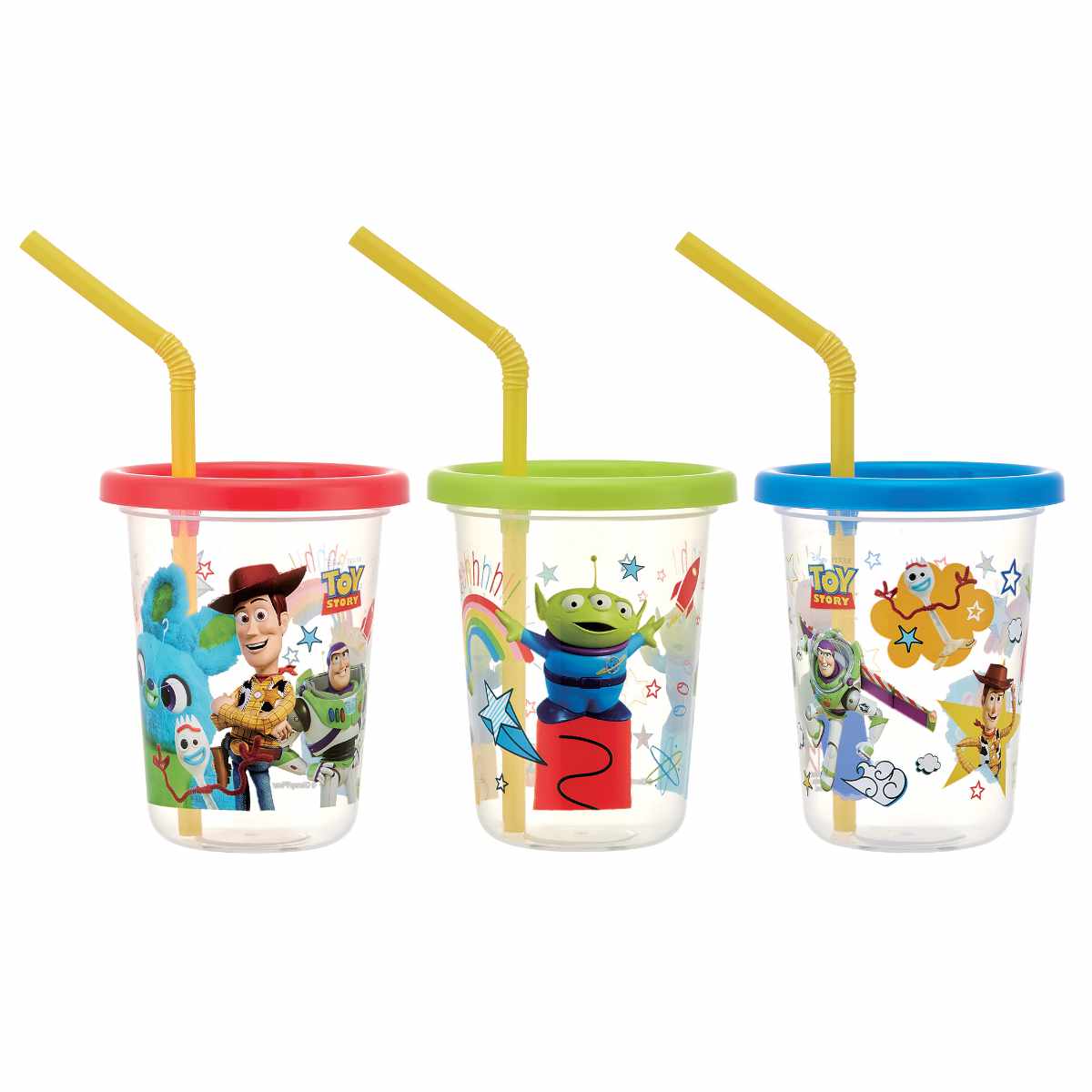 Disney（ディズニー） タンブラー ストロー付き 3個入り 230ml トイ