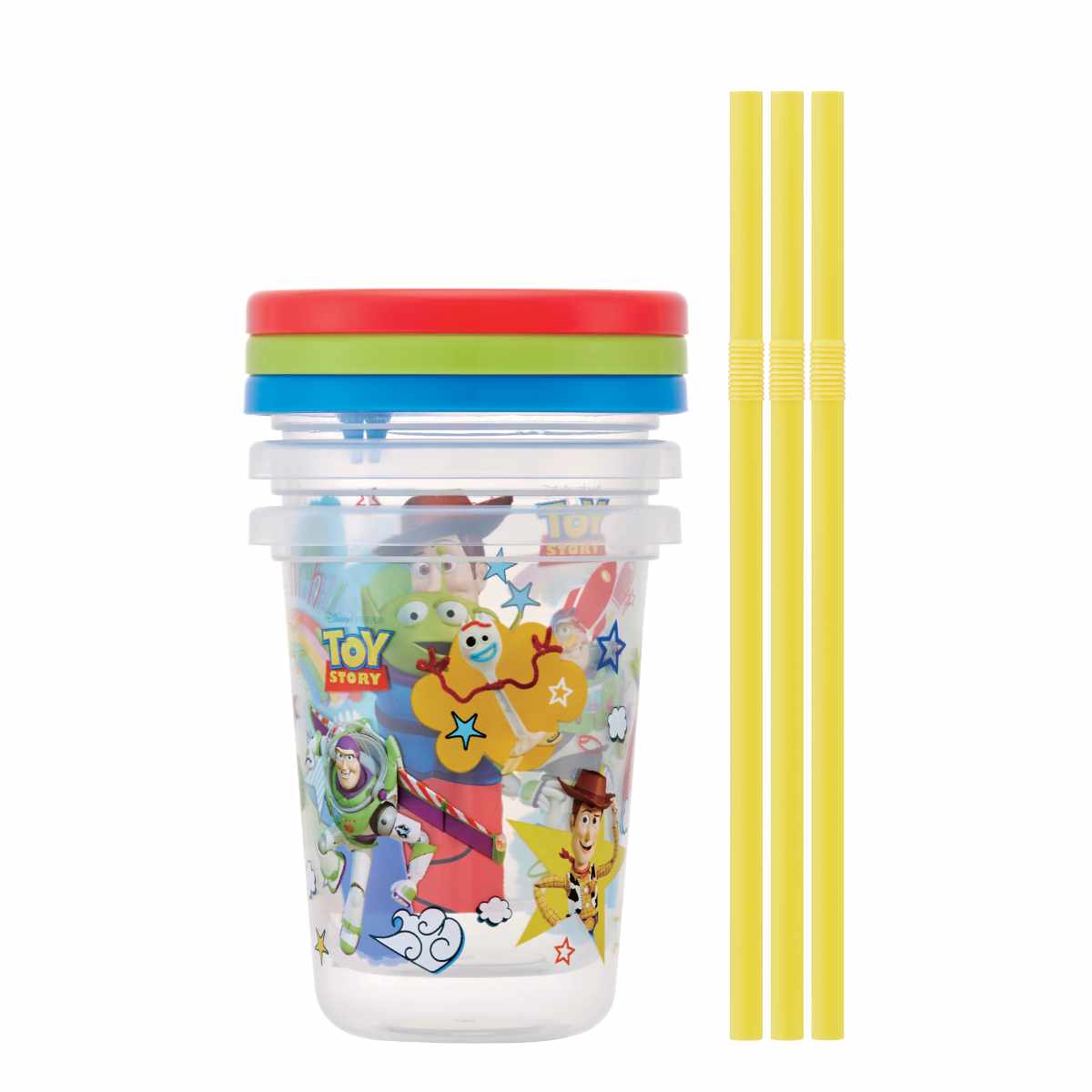 Disney（ディズニー） タンブラー ストロー付き 3個入り 230ml トイ