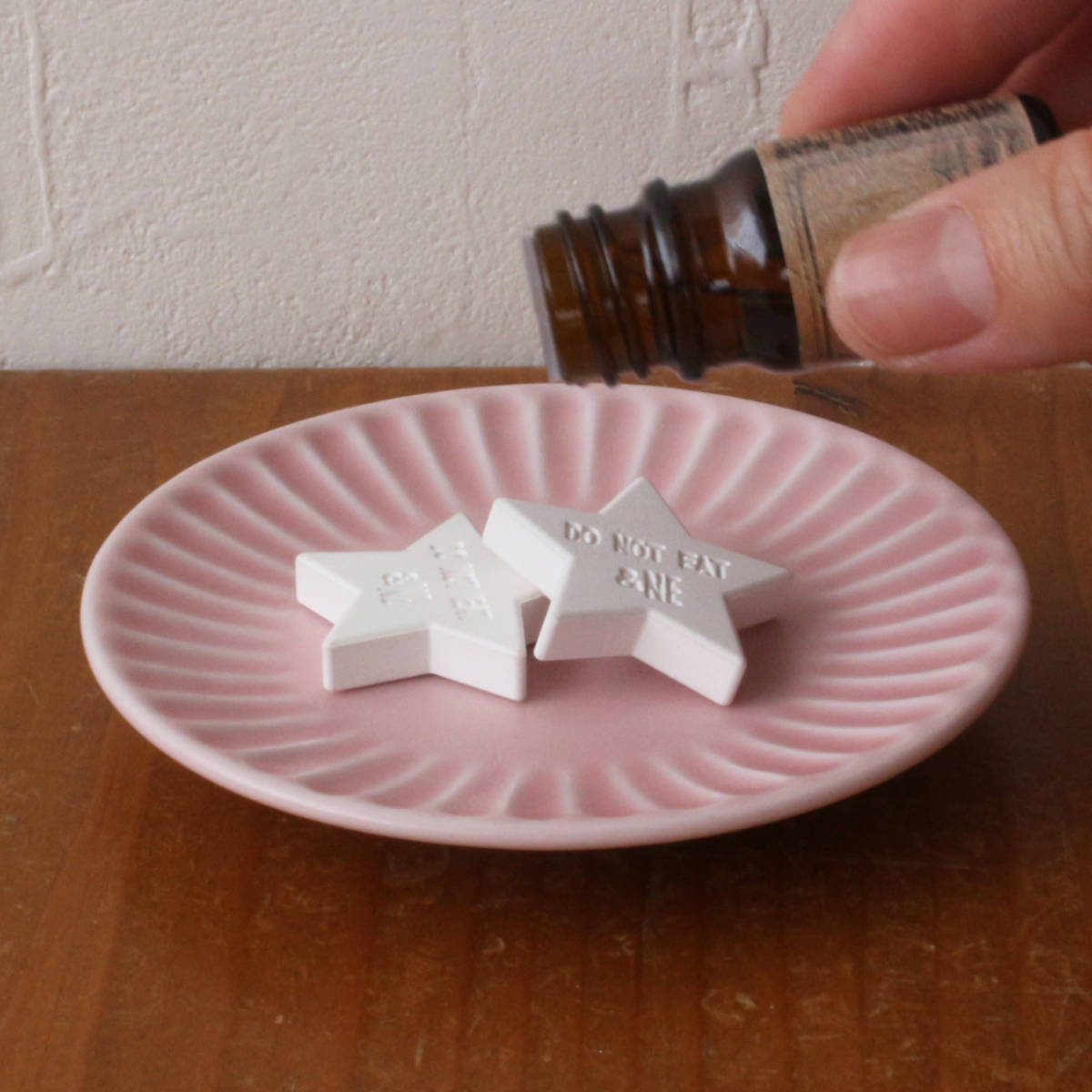 ＆NE アロマストーン プレート付き珪藻土アロマストーン （ アロマ