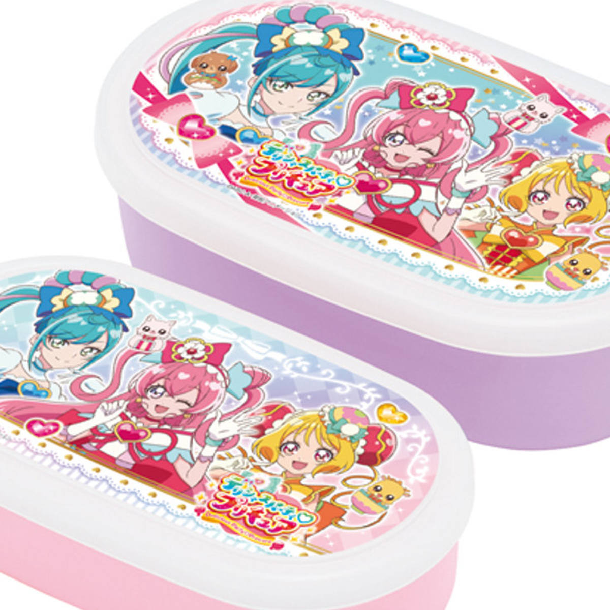 小森樹脂 弁当箱 抗菌 2個セット ひろがるスカイ!プリキュア