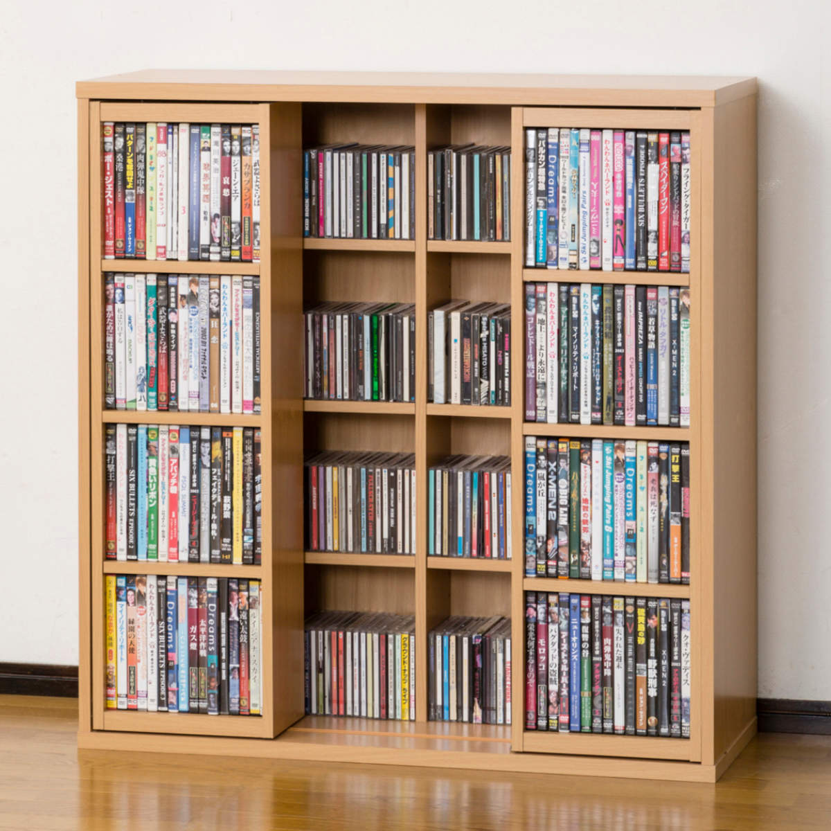 コミックラック 本棚 スライドシェルフ 深型 幅90cm （ スライド本棚