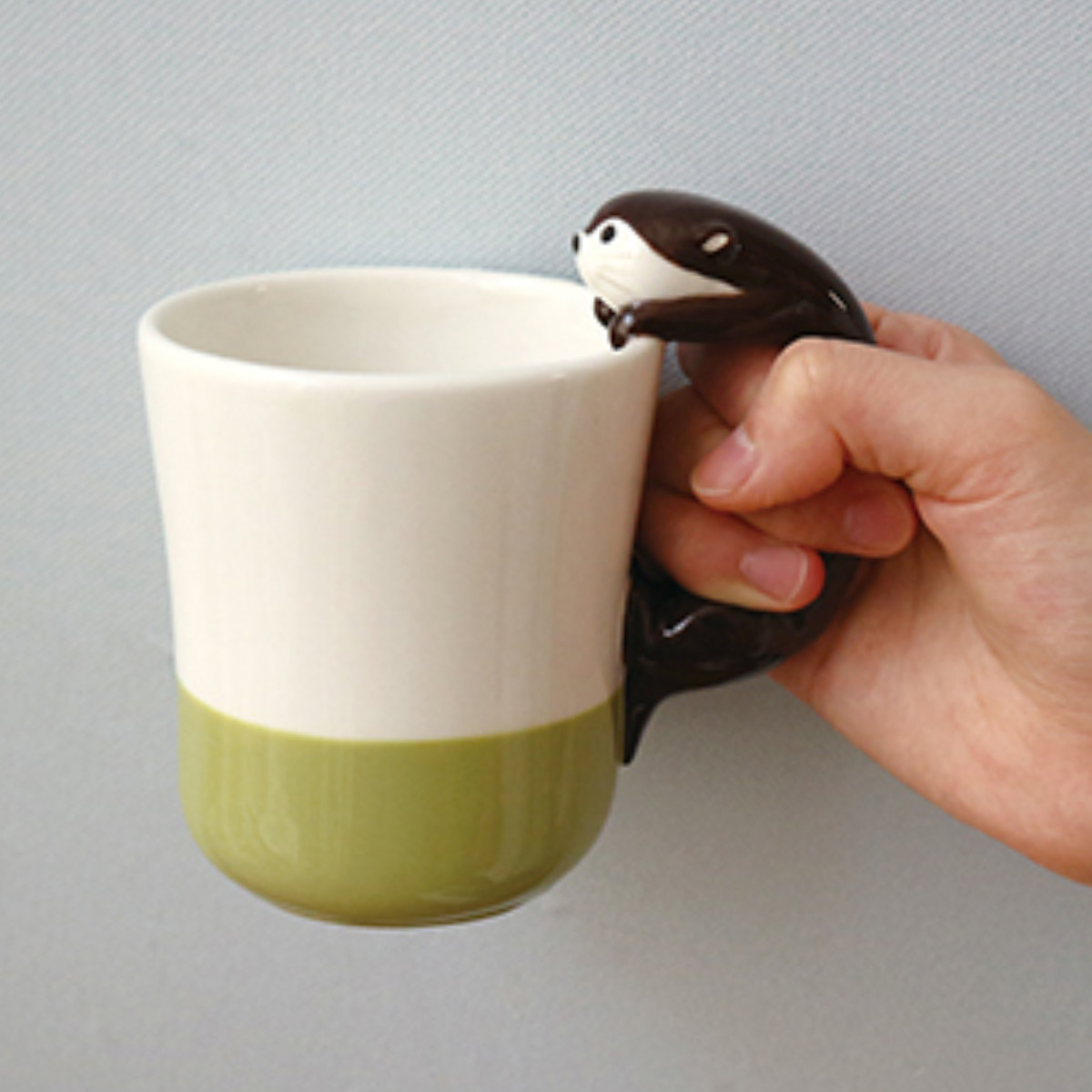 マグカップ 200ml カワウソ 陶器 （ マグ カップ コップ テーブル