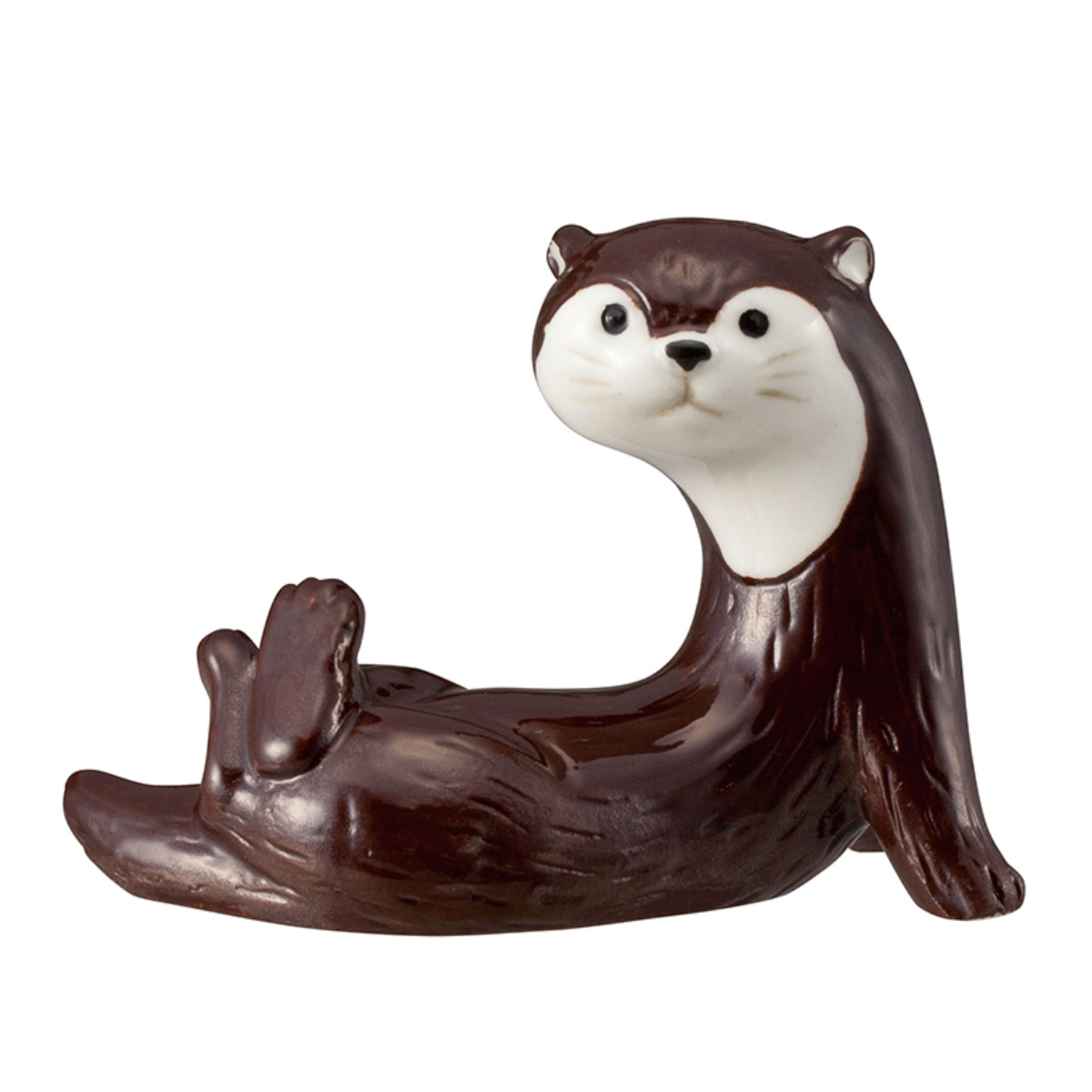 箸置き カワウソ 陶器 （ 箸置 箸おき はし置き はしおき 動物