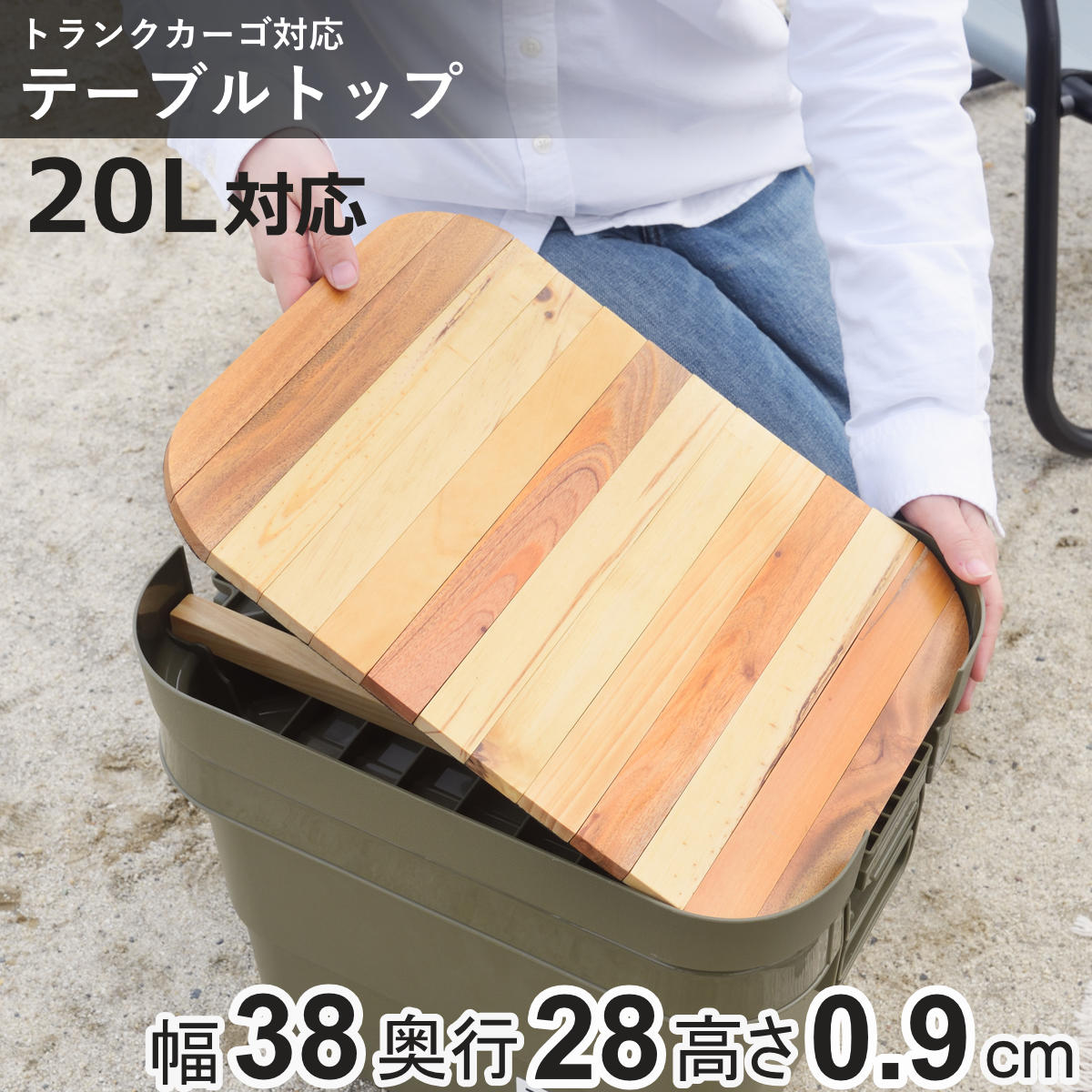 東谷 木天板 トランクカーゴ 20L対応 テーブルトップ 天板のみ （ TC