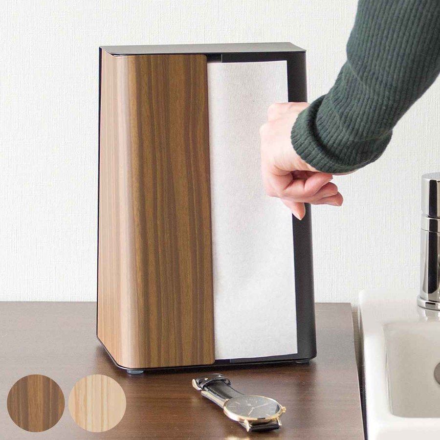 ティッシュケース ペーパースタンド 縦型 （ ティッシュカバー ペーパータオルホルダー ペーパータオルケース おしゃれ 北欧 置き型 トイレ スチール ）