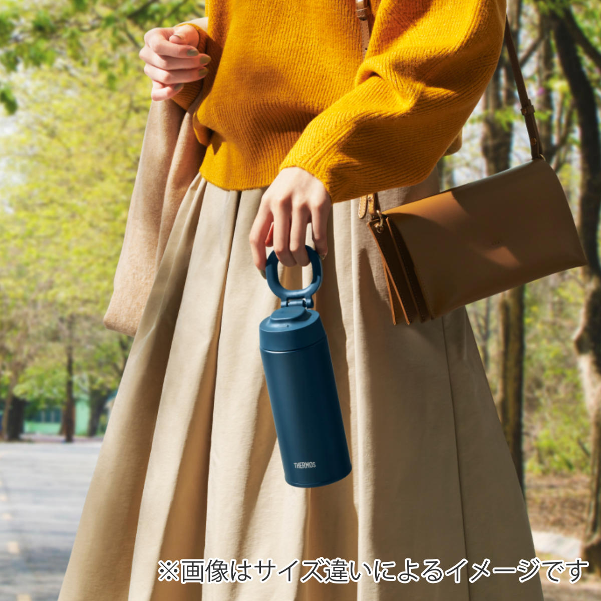 THERMOS（サーモス） 水筒 750ml 取っ手付き ステンレス 真空断熱