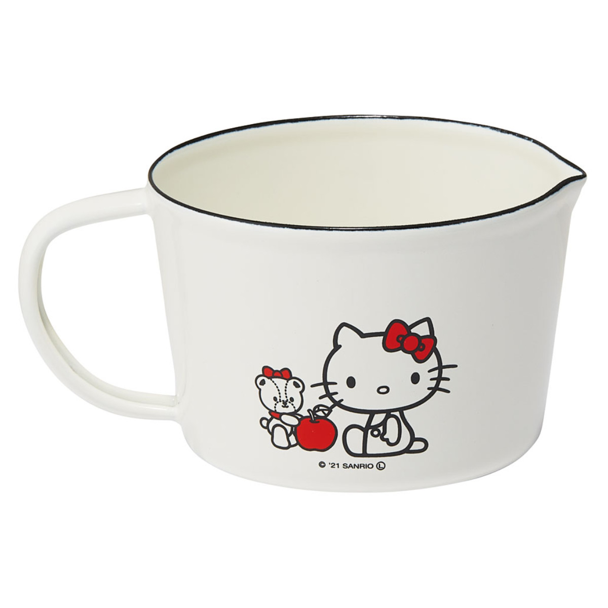 計量カップ 450ml ホーロー製 ハローキティ＆タイニーチャム