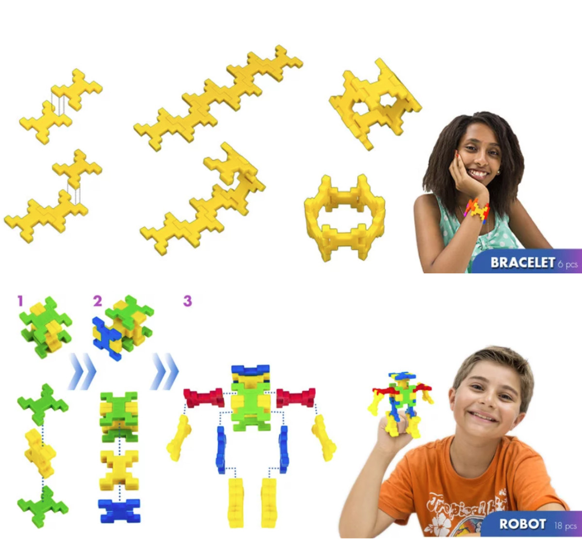 知育玩具 インカストロ 恐竜セット ティラノサウルス ディメトロドン 60ピース入り （ ブロック オモチャ 6歳以上 イタリア製 知育おもちゃ モッテッソーリ ） | ブランド登録なし | 04