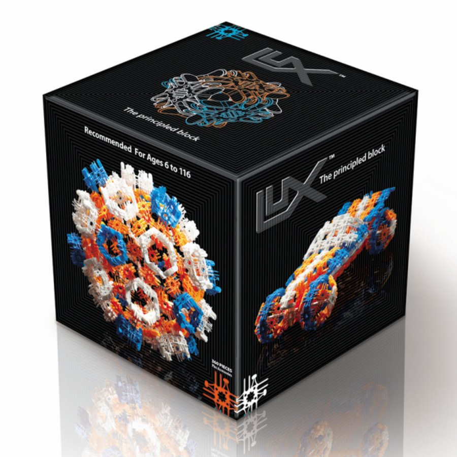 知育玩具 ラックスブロックス ブラックボックス 370ピース入り （ ブロック おもちゃ Lux Blox 6歳以上 アメリカ製 知育おもちゃ 男の子 女の子 小学生 ）