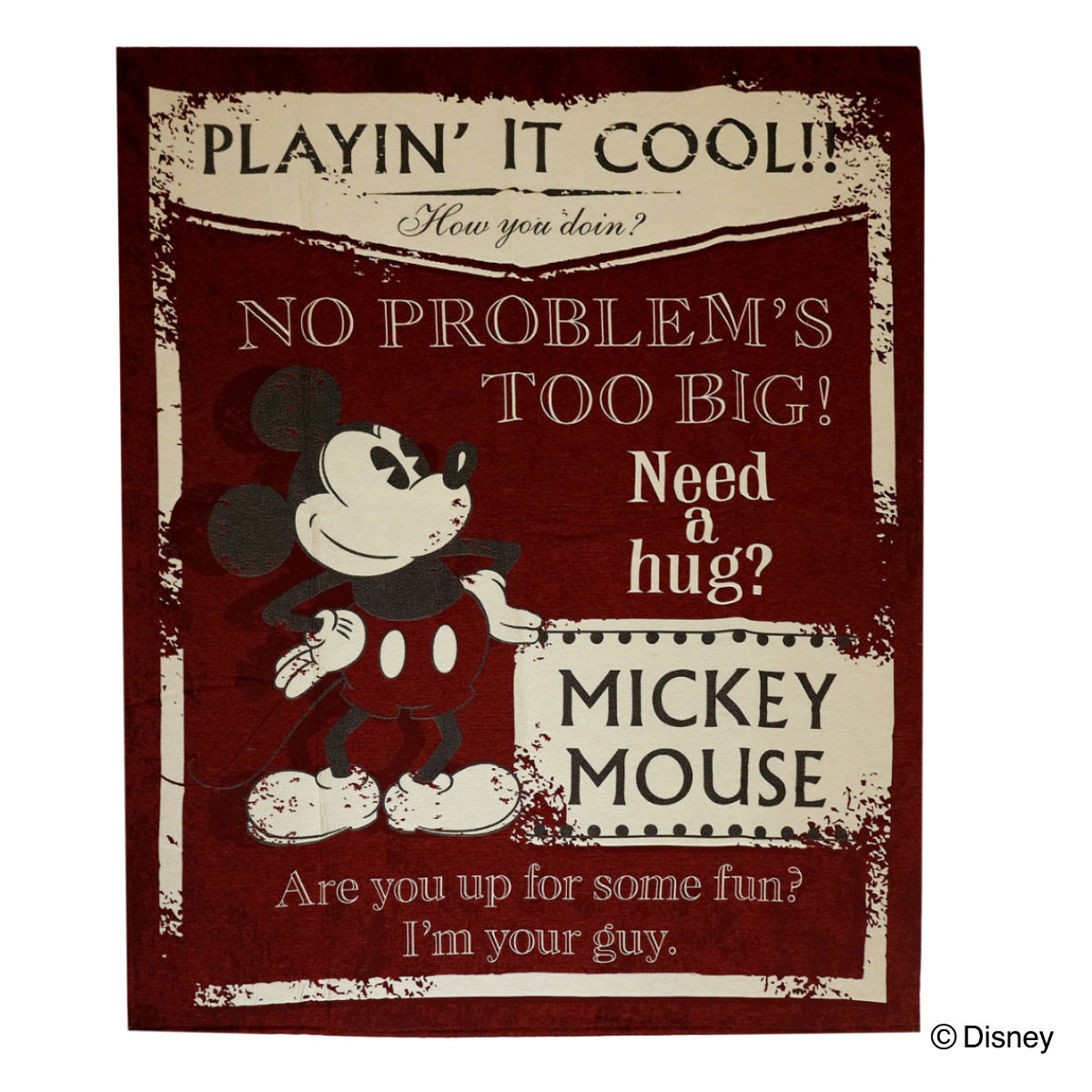 Disney（ディズニー） ラグ 200×240cm ミッキーマウスクラシック