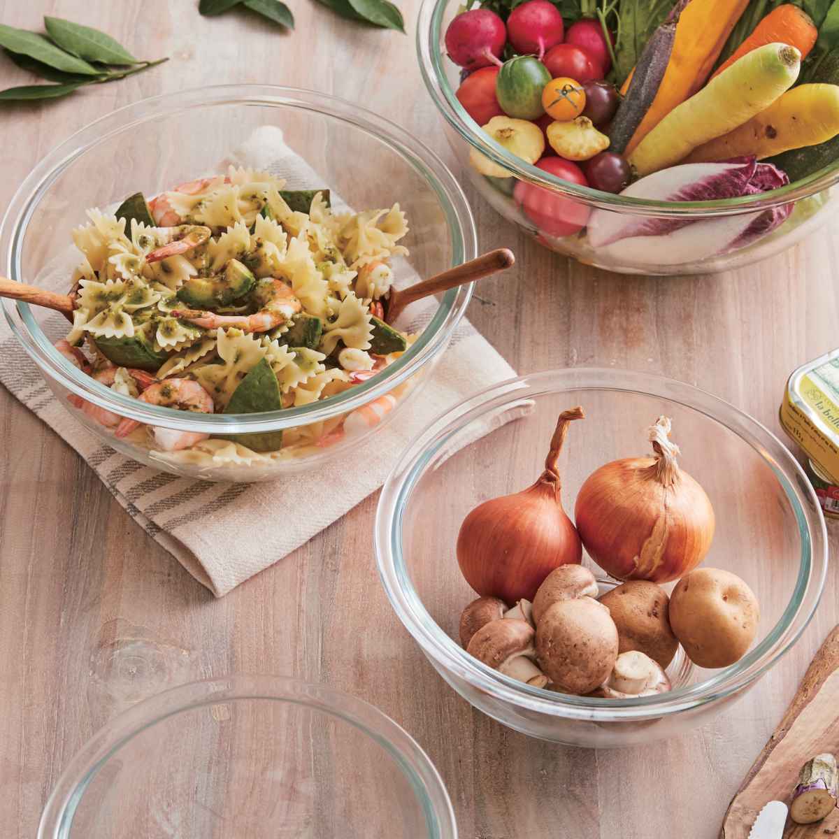PYREX（パイレックス） ボウル 2点セット 1.6L 2.5L 耐熱ガラス