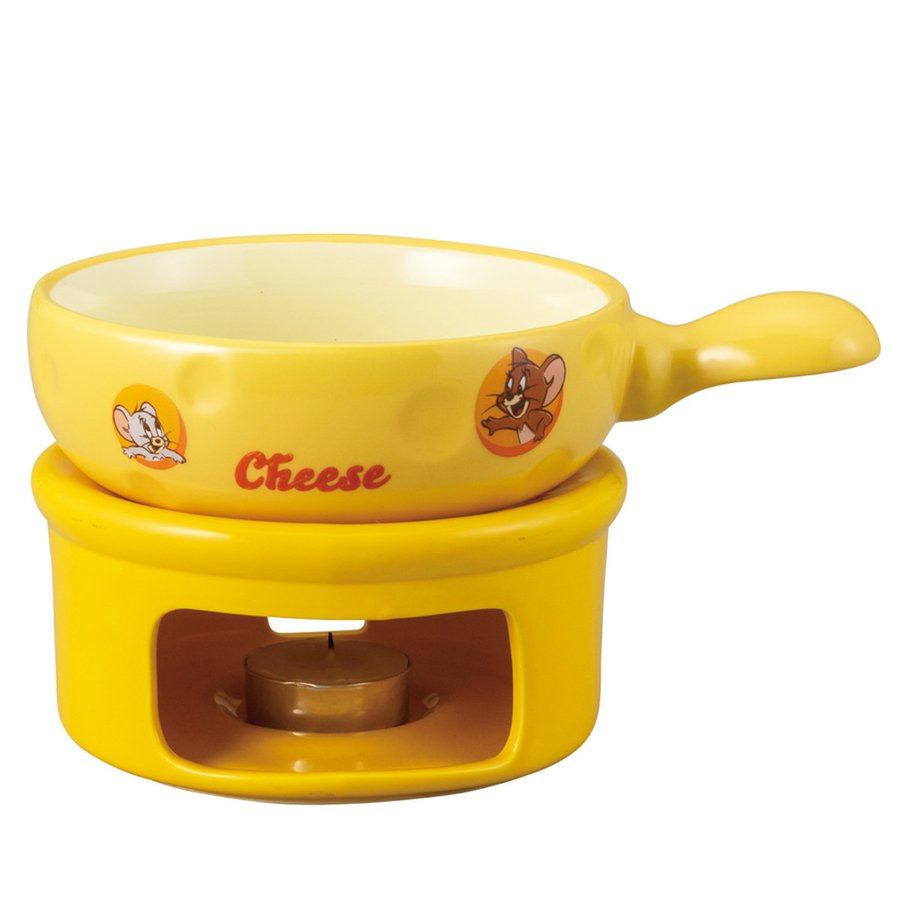 サンアート チーズフォンデュ鍋 370ml トムとジェリー 磁器