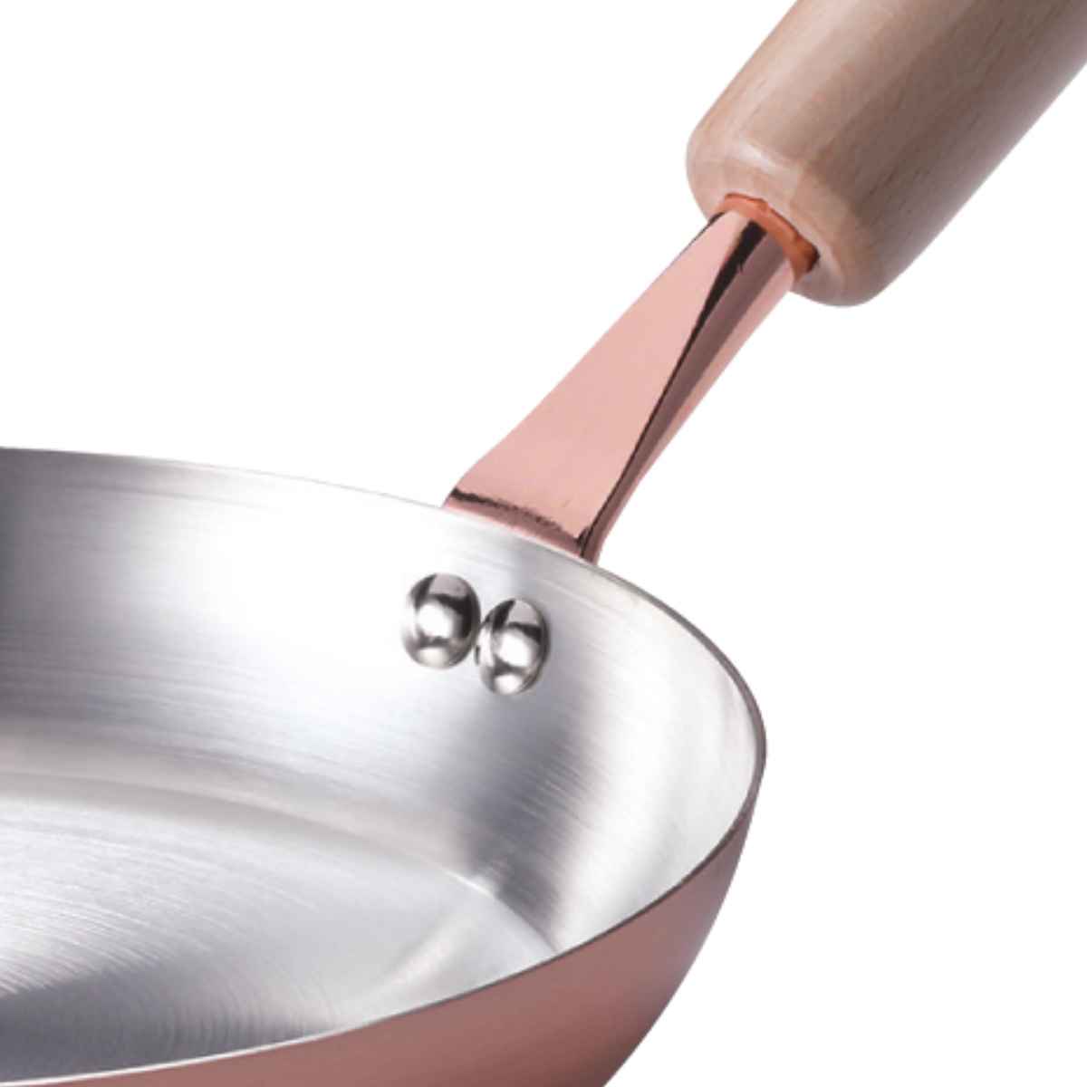 フライパン 16cm ガス火専用 ふんわり銅のぱんけーきpan （ 銅フライパン 銅製フライパン 浅型フライパン ）の画像