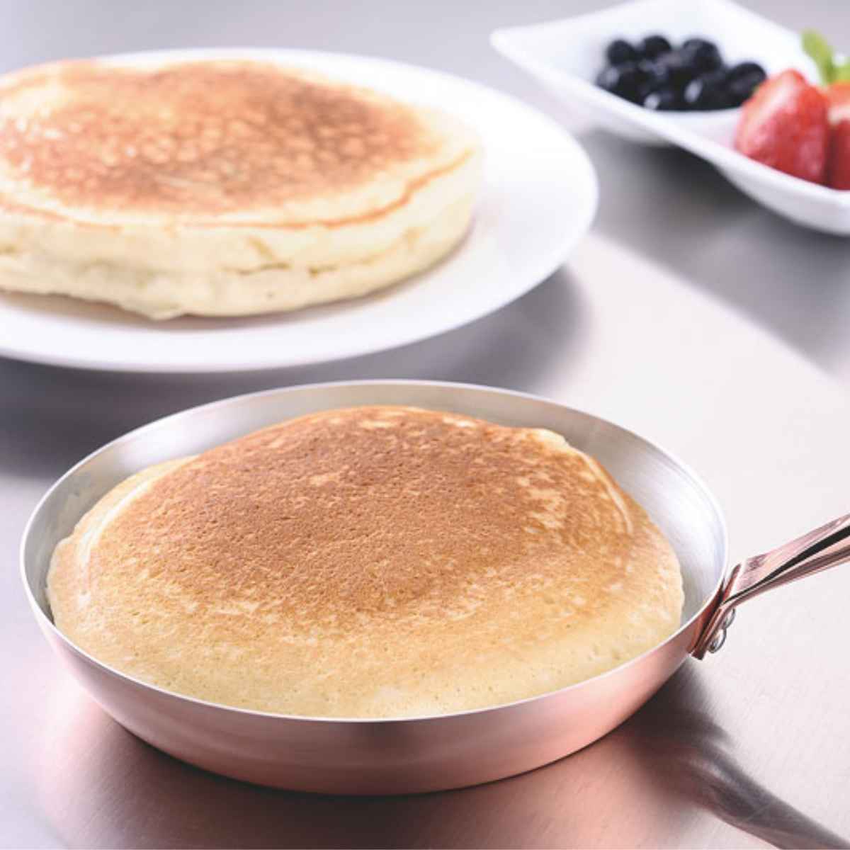 フライパン 16cm ガス火専用 ふんわり銅のぱんけーきpan （ 銅フライパン 銅製フライパン 浅型フライパン ）の画像