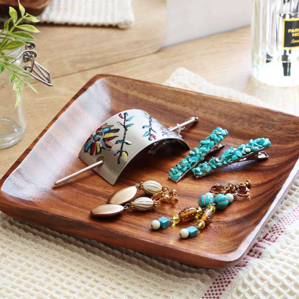 プレート 25cm ラウンド アカシア 食洗機対応 （ 木製プレート ウッド