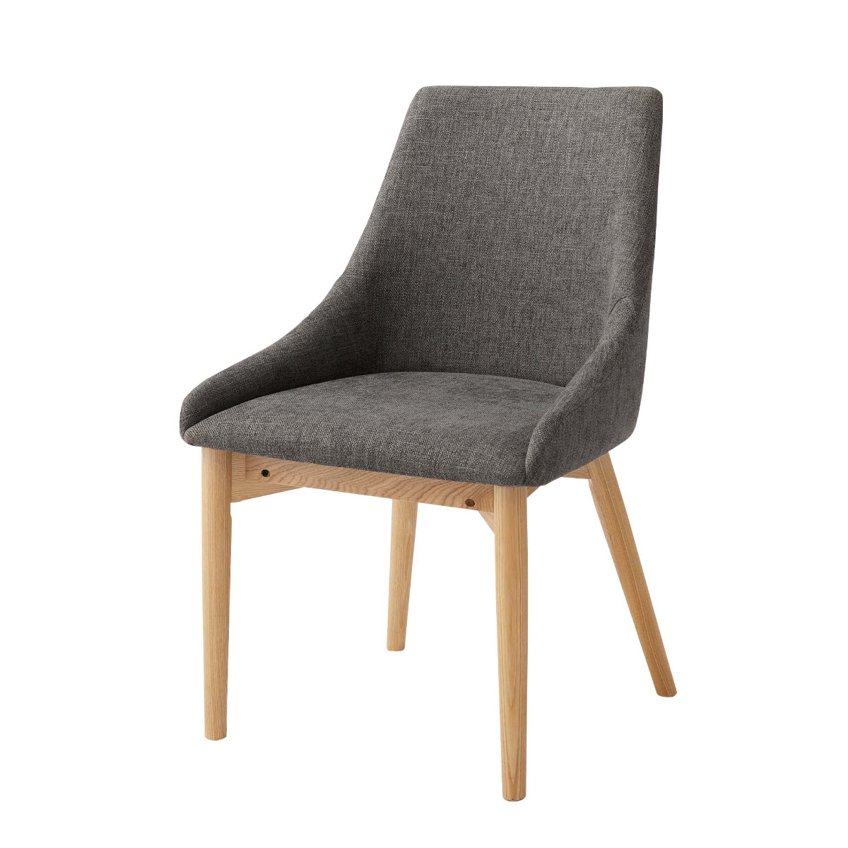 東谷 ダイニングチェア 座面高45cm ファブリック 木製 ハイバック