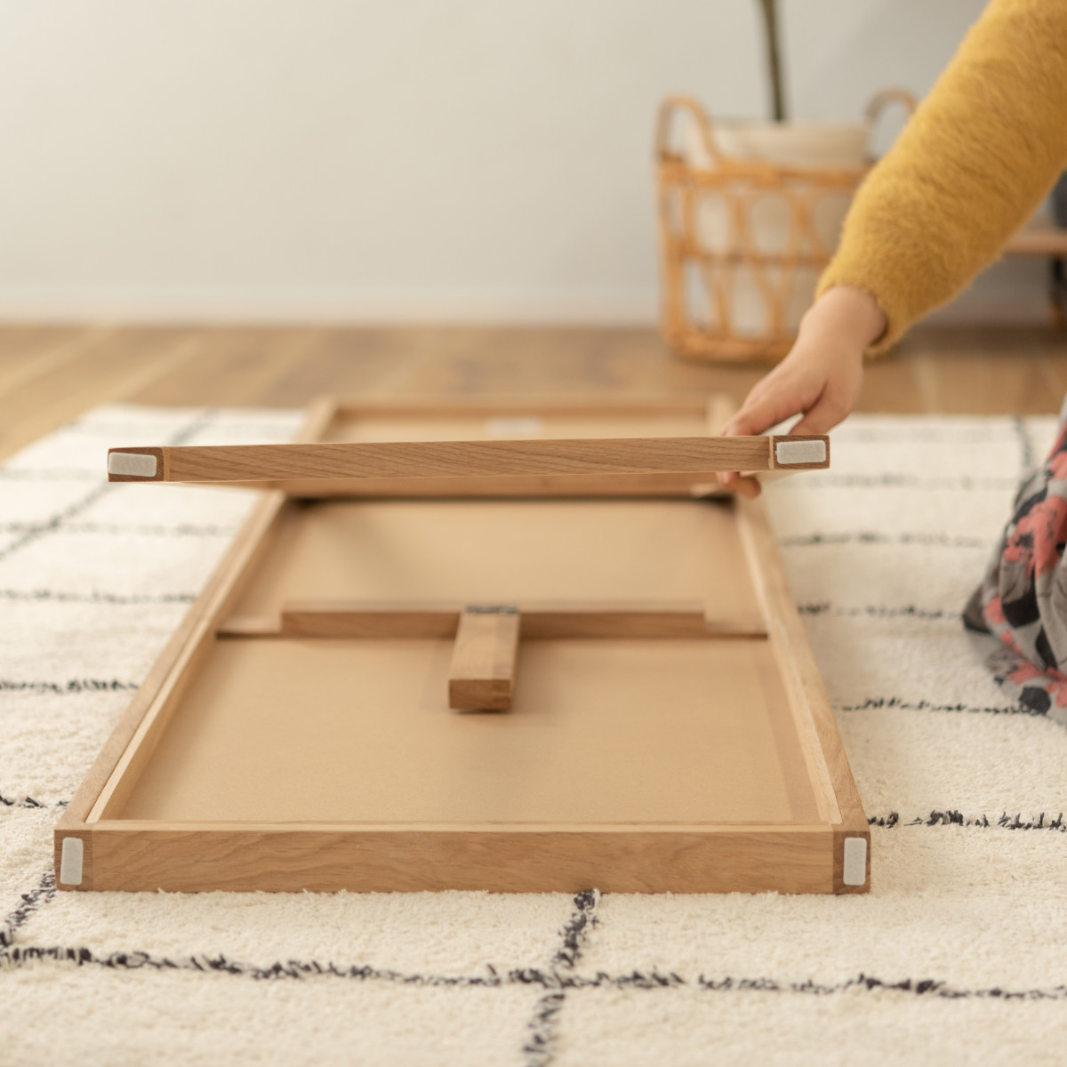 東谷 スタンドミラー 高さ158cm 全身鏡 木製 ウォールミラー （ 木目