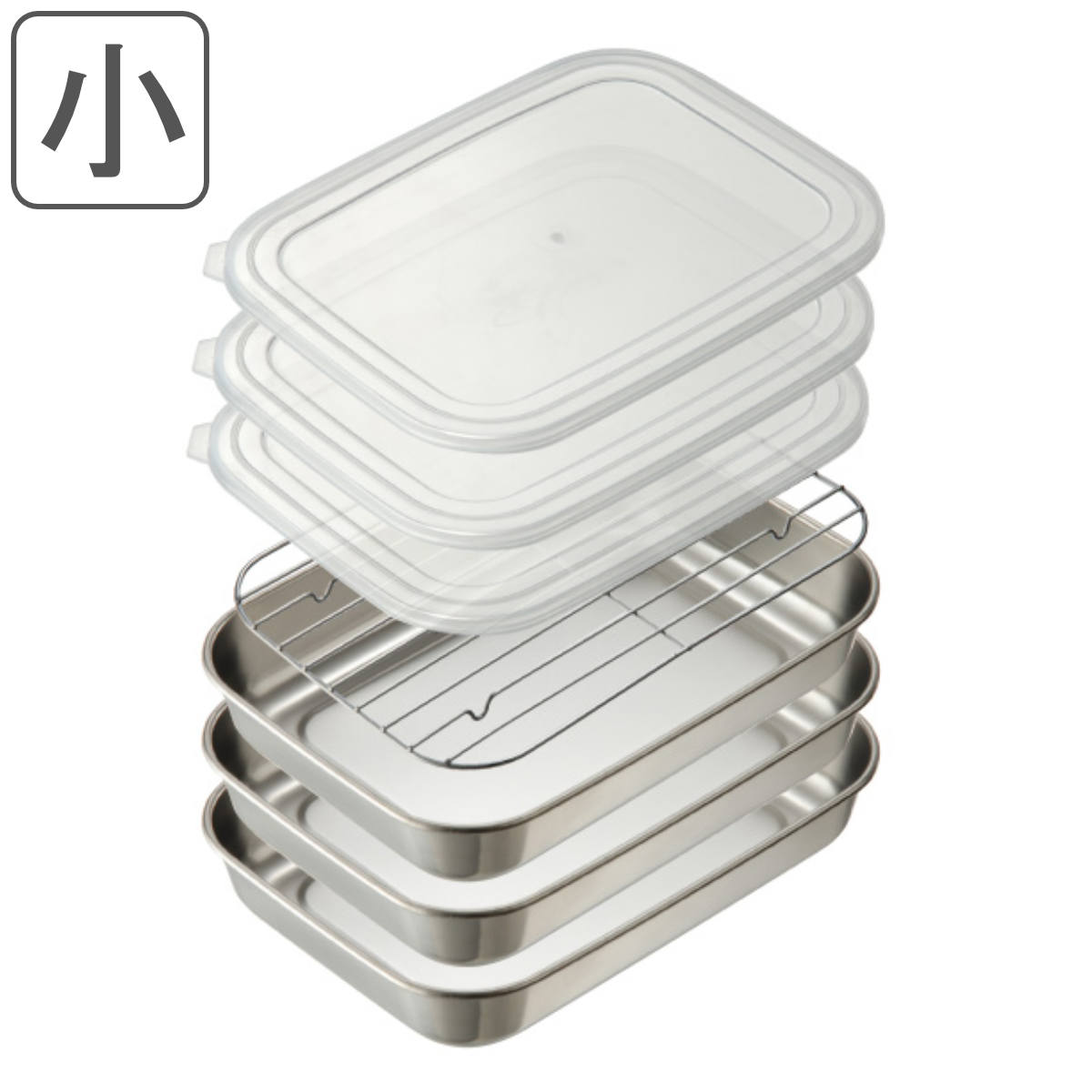 オークス（AUX） シンプルで使いやすいバットセット 小 日本製 フタ