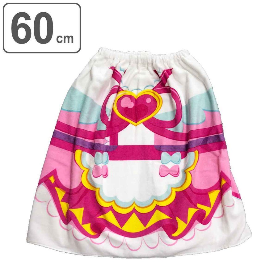 巻きタオル デリシャスパーティプリキュア なりきり 60×120cm