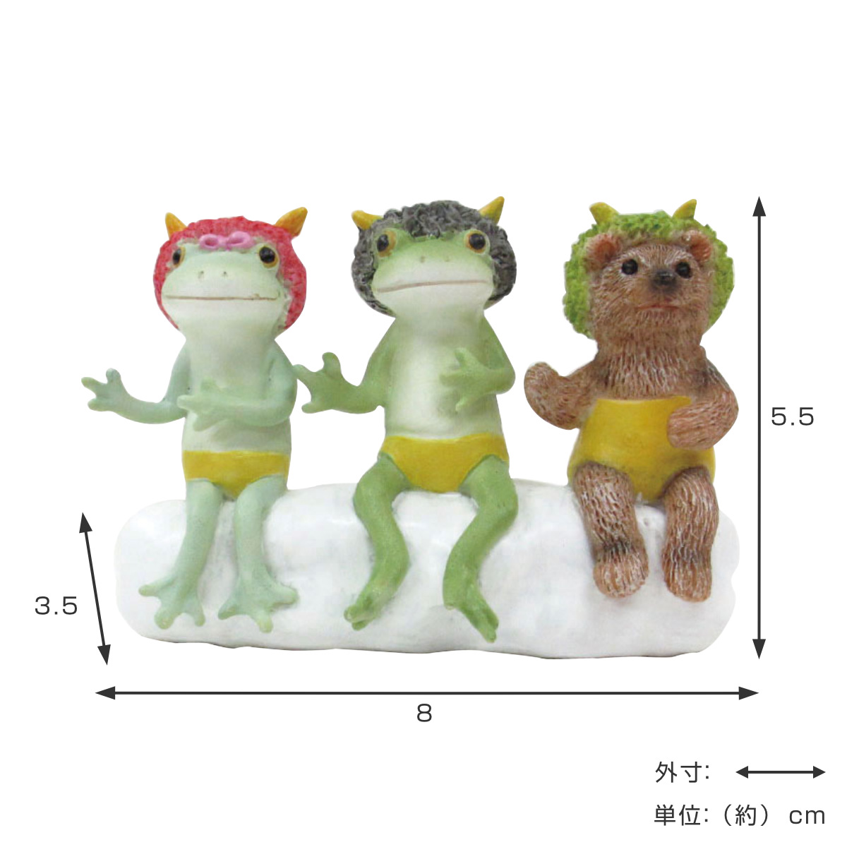 オブジェ カエル 雷様 Copeau ( 置き...の詳細画像1