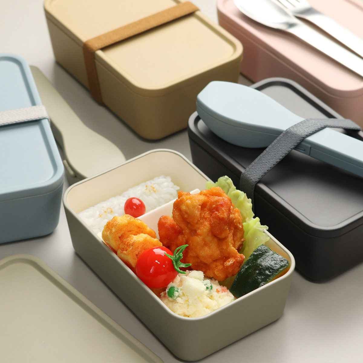 弁当箱 1段 600ml 310 （ お弁当箱 ランチボックス レンジ対応 食洗機