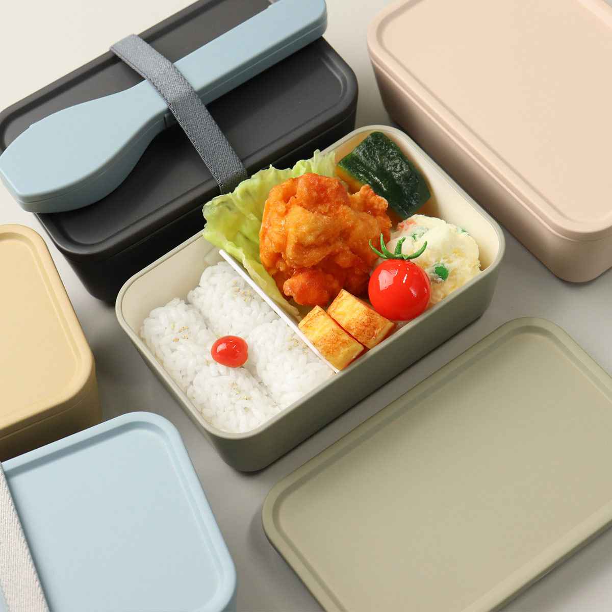弁当箱 1段 600ml 310 （ お弁当箱 ランチボックス レンジ対応 食洗機