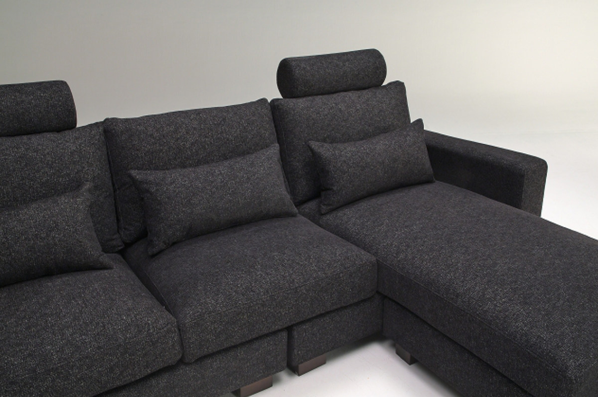 カウチソファ 三人掛け 幅250cm L字 エリザベス2 （ 開梱設置 コーナー