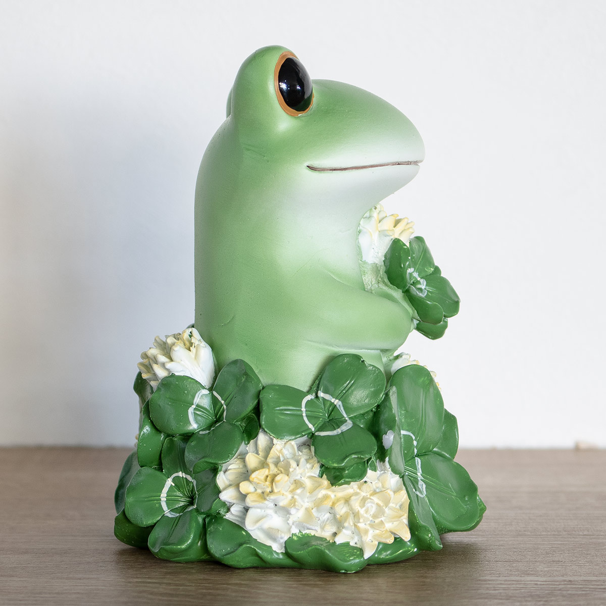 ✿美品✿ コポー コポタロウ コポミ 置物 カエル クローバー ラブラブ ２種 オーナメント ミニガーデン ラッキークローバーとカエル Copeau