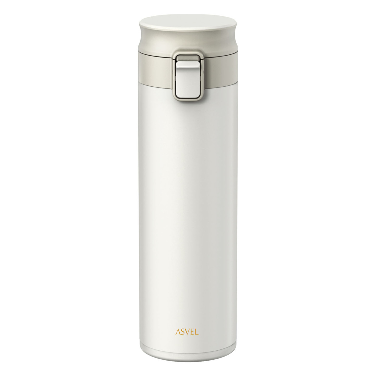 アスベル（ASVEL） 水筒 500ml パッキン一体栓 ステンレス ワンタッチ