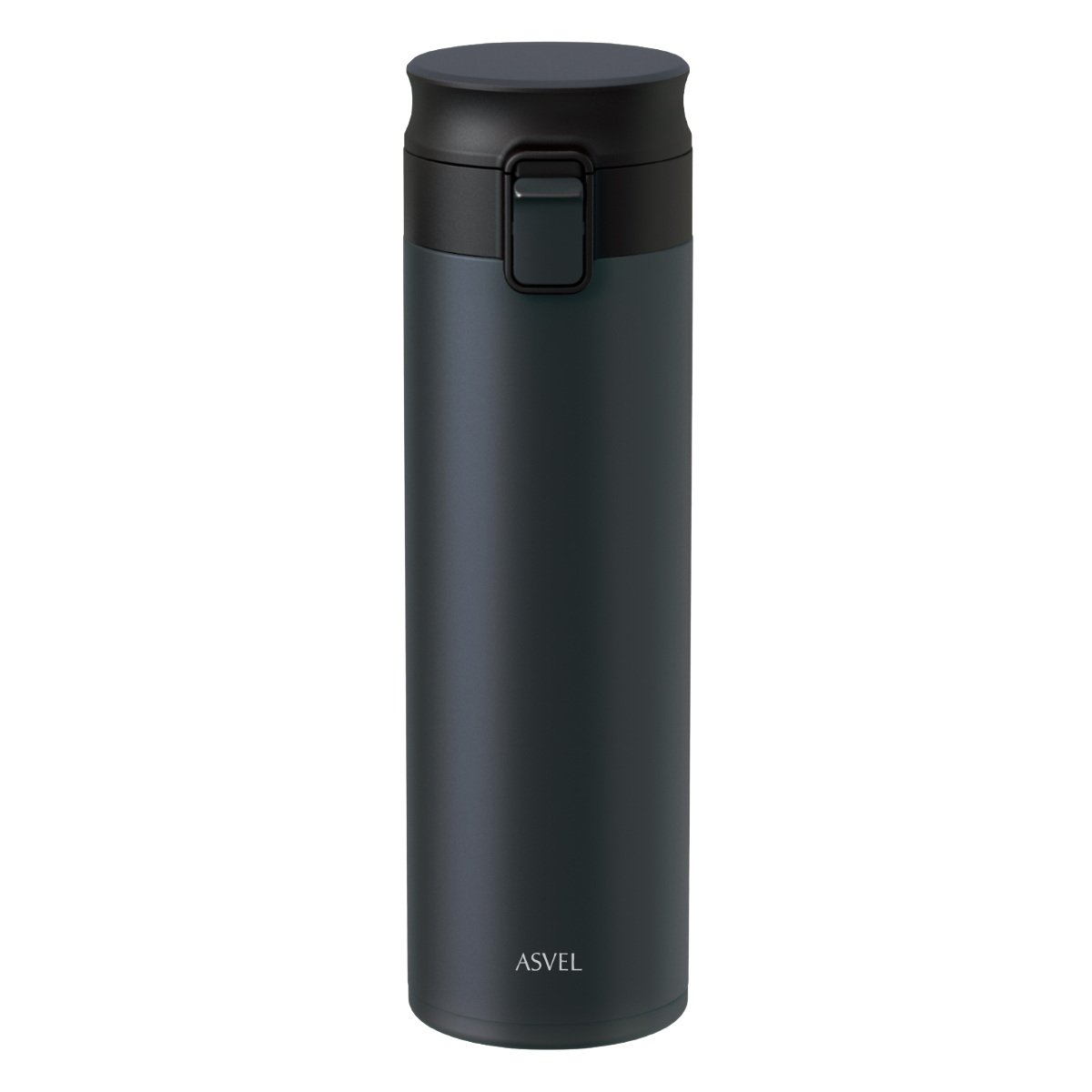 アスベル（ASVEL） 水筒 500ml パッキン一体栓 ステンレス ワンタッチ