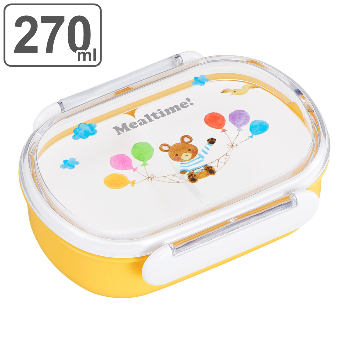 弁当箱 ミニ 1段 270ml ミールタイム 小判型 （ 食洗機対応 レンジ対応 お弁当箱 ランチボックス 子供 日本製 ） :398680:お弁当 グッズのカラフルボックス - 通販 - Yahoo!ショッピング