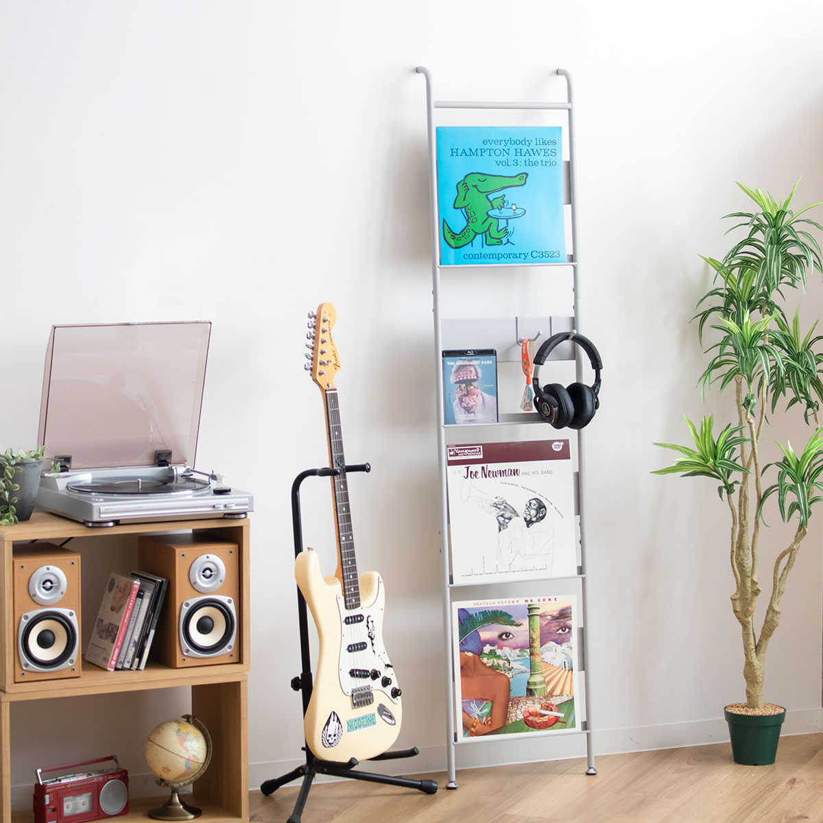 収納ラック レコードラック スリム （ ラック レコード 収納