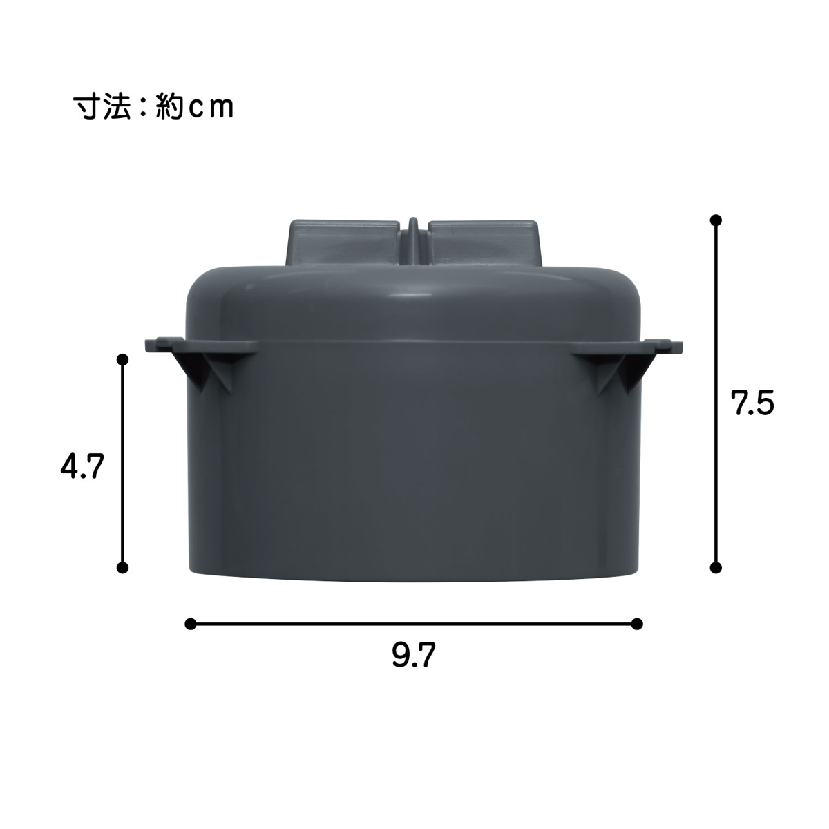 防臭ワン 十字型 排水トラップ 抗菌 防汚 (...の詳細画像2