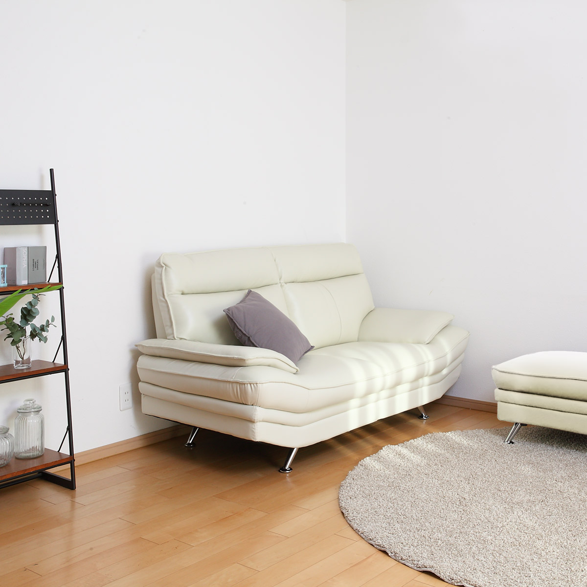 ソファ 二人掛け 幅170cm レザー （ 開梱設置 ソファー レザーソファ