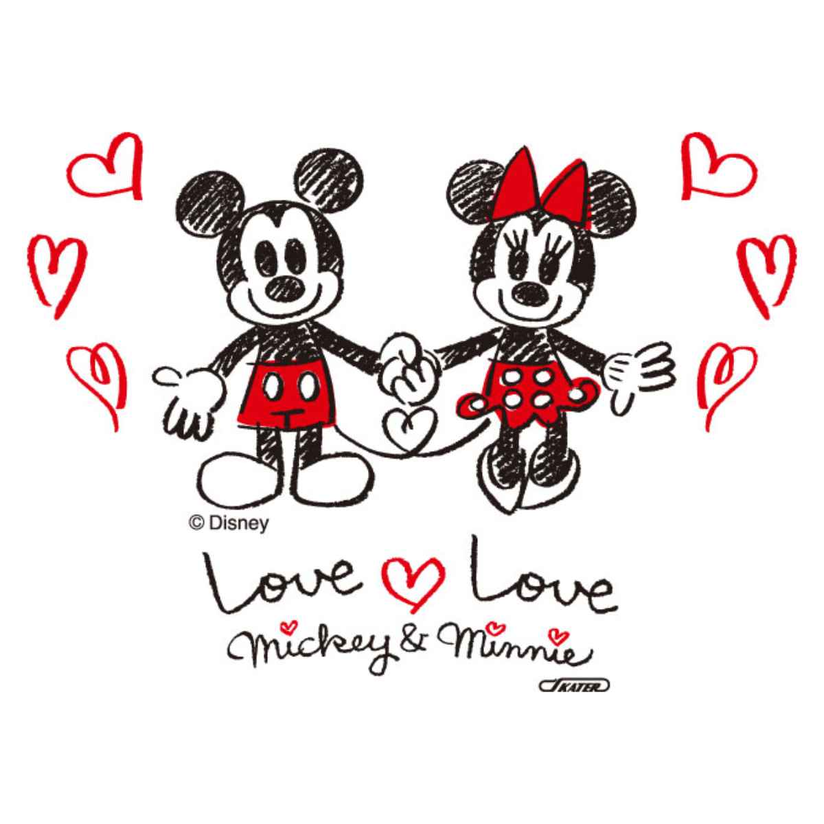 タマハシ ホットサンドメーカー ミッキー＆ミニー 耳まで焼けるホット