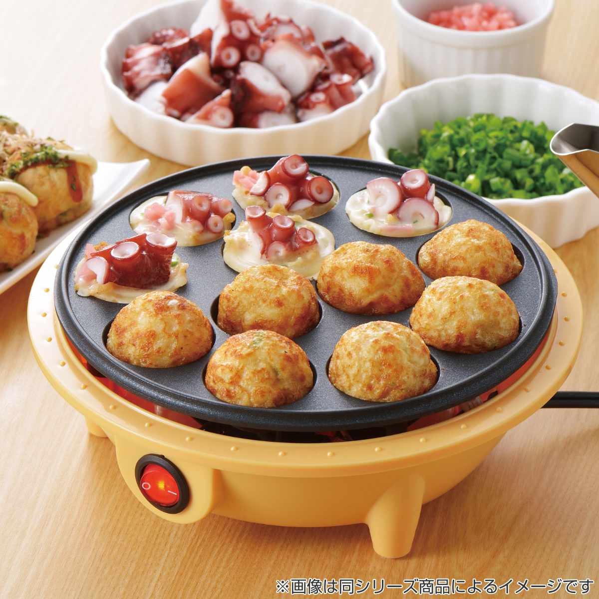 たこ焼きプレート 8穴 プエル ( ホットプレ...の詳細画像2