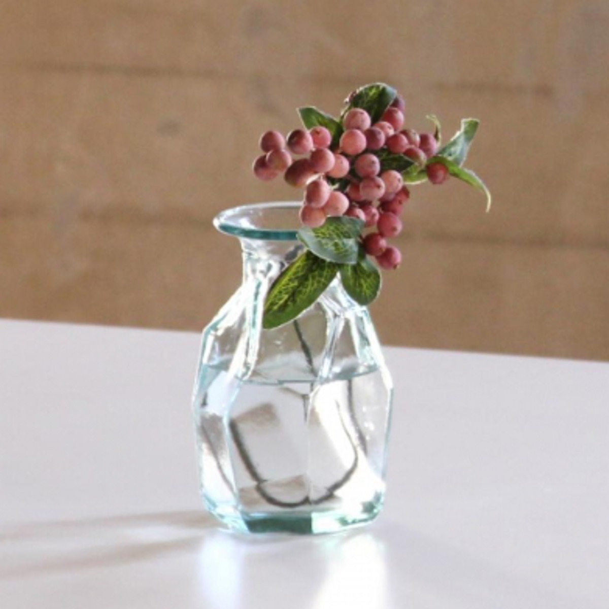 花瓶 VALENCIA リサイクルガラスフラワーベース VEINTICINCO