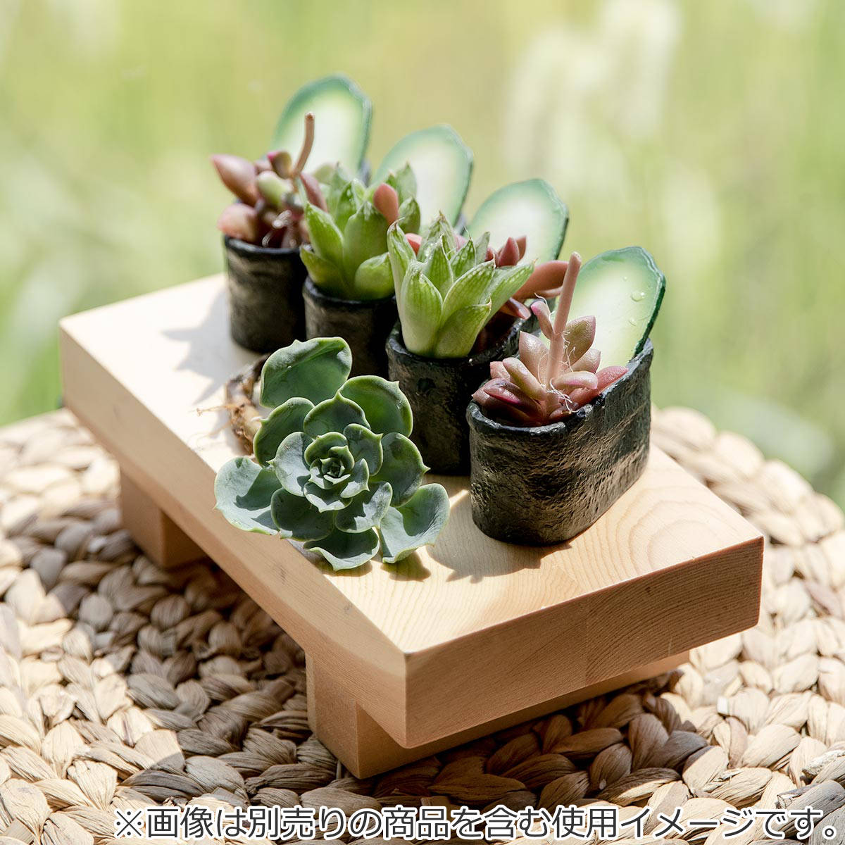プランター へいっおまち お寿司土台 （ 台 飾り台 園芸ラック